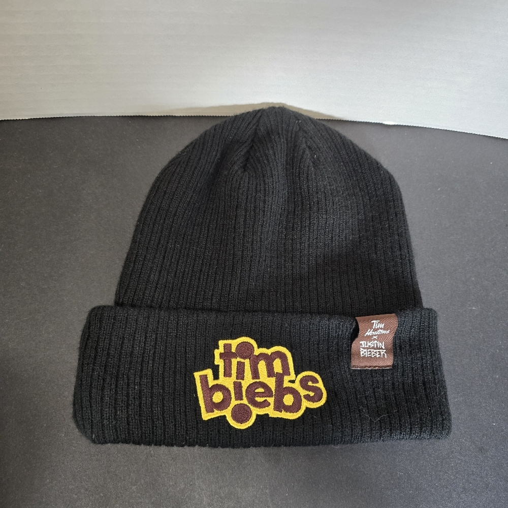 Timbiebs Beanie Toque Hat Black
